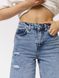 Женские джинсовые шорты 48 цвет голубой ЦБ-00219141 SKT000906415 фото 2