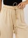 Жіночі штани кюлоти 50 колір бежевий ЦБ-00219303 SKT000906978 фото 2