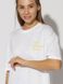 Женская футболка регуляр 46 цвет белый ЦБ-00218986 SKT000905929 фото 2