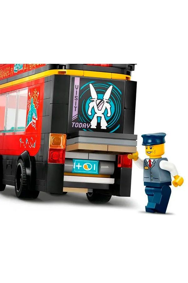 Конструктор LEGO City "Красный двухэтажный экскурсионный автобус" (60407) 60407 ЦБ-00253896 фото