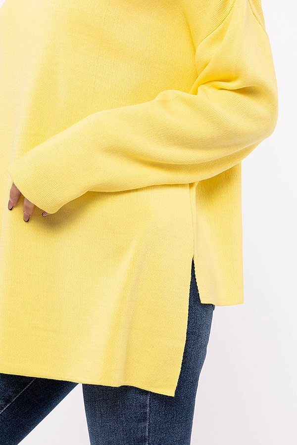 Женский свитер 46 цвет желтый ЦБ-00194409 SKT000854098 фото
