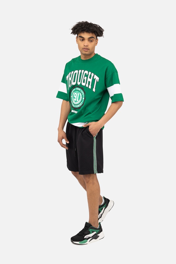 Чоловіча футболка з коротким рукавом 44 колір зелений ЦБ-00245611 SKT000982200 фото