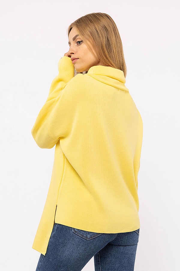 Жіночий светр 46 колір жовтий ЦБ-00194409 SKT000854098 фото