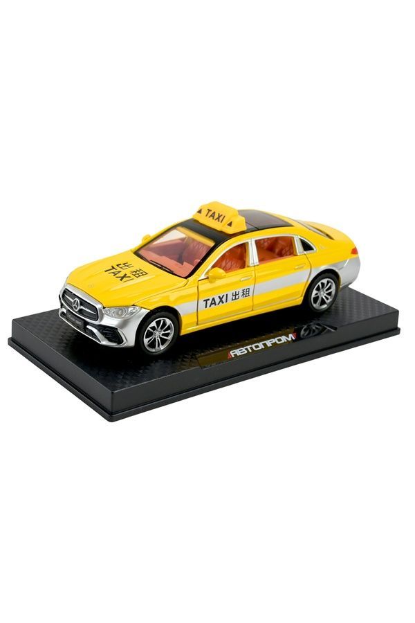 Машина металева АВТОПРОМ &ndash; Mercedes Benz E300L (Таксі) у масштабі 1:32 АВТОПРОМ AP74240 ЦБ-00289173 фото