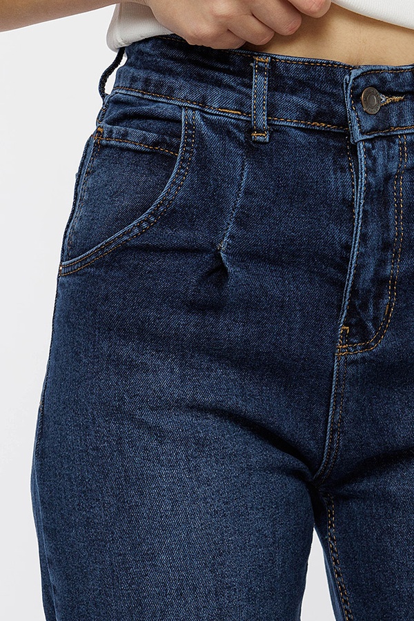 Жіночі джинси 50 колір темно-синій ЦБ-00204879 SKT000877152 фото