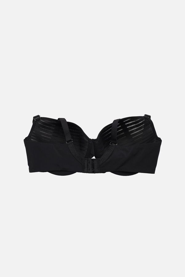Бюстгальтер класичний жіночий колір чорний 80C ЦБ-00278819 фото