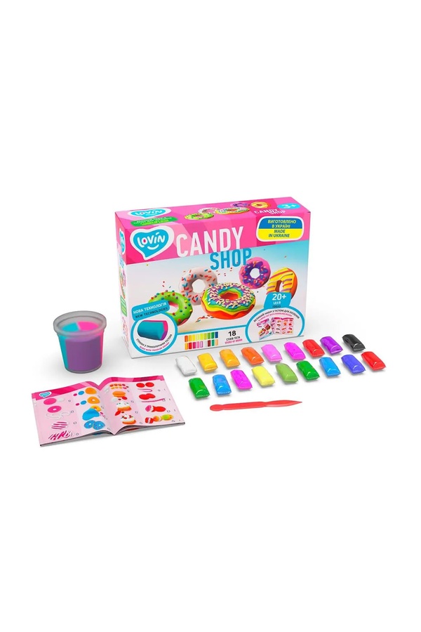 Набір для ліплення з тістом "Candy Shop" колір різнокольоровий ЦБ-00206420 SKT000880389 фото