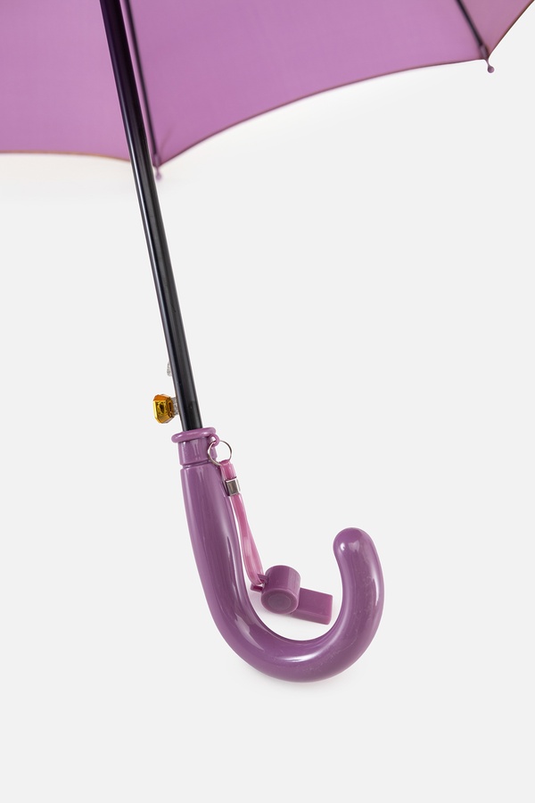 Парасолька - тростина для дівчинки колір баклажановий ЦБ-00248855 SKT000990246 фото