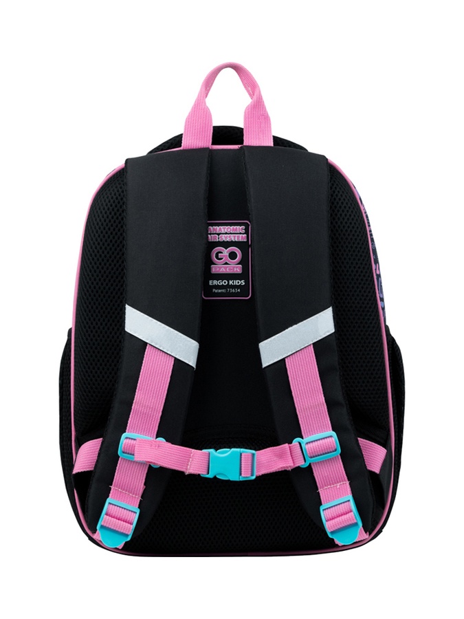 Рюкзак GoPack Education для дівчинки колір чорно-рожевий ЦБ-00225081 SKT000921776 фото
