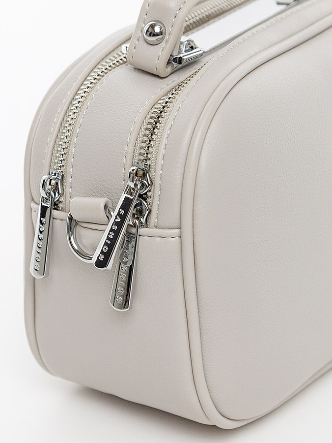 Жіноча сумка крос-боді колір сірий ЦБ-00216826 SKT000901463 фото