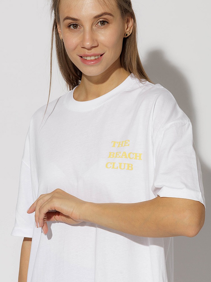 Женская футболка регуляр 46 цвет белый ЦБ-00218986 SKT000905929 фото