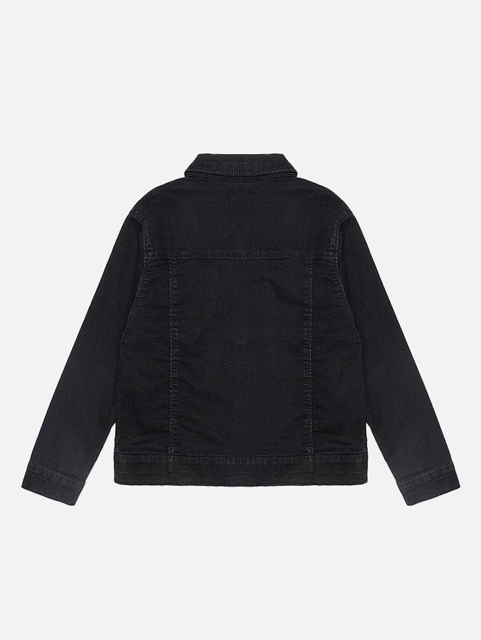 Джинсовая куртка для мальчика 128 цвет черный ЦБ-00221950 SKT000914132 фото