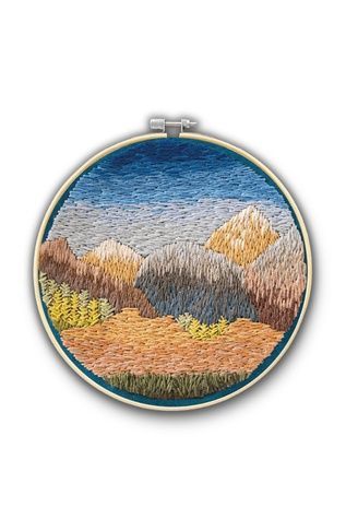 Набір для вишивки гладдю &laquo;Гірський подих&raquo; Brushme EMBR004 ЦБ-00295394 фото