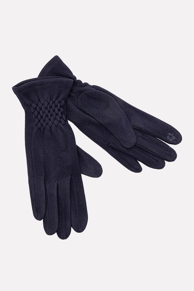 Жіночі рукавички 8.5 колір темно-синій ЦБ-00197559 SKT000862049 фото
