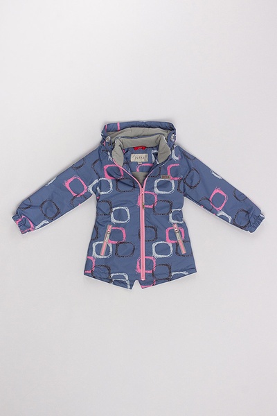 Куртка короткая на девочку 110 цвет фиолетовый ЦБ-00126684