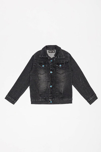 Джинсовая куртка для мальчика 146 цвет черный ЦБ-00188916 SKT000838988 фото