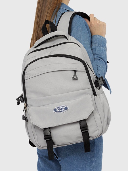 Жіночий спортивний рюкзак колір сірий ЦБ-00207003 SKT000882191 фото