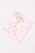 Плед Ведмедик для дівчинки колір світло-рожевий ЦБ-00194601 SKT000854680 фото 1