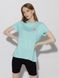 Жіноча футболка регуляр 46 колір м'ятний ЦБ-00219423 SKT000907261 фото 1