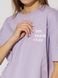 Жіноча футболка регуляр 42 колір бузковий ЦБ-00218987 SKT000905931 фото 2