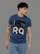 Чоловіча футболка регуляр 52 колір синій ЦБ-00216041 SKT000899788 фото 1