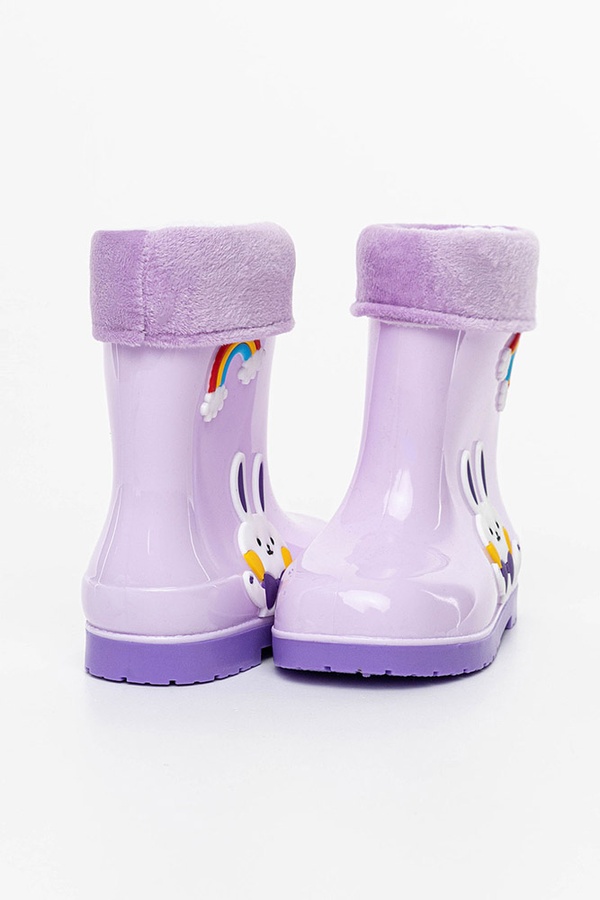 Гумові чоботи для дівчинки 31 колір бузковий ЦБ-00204638 SKT000876663 фото
