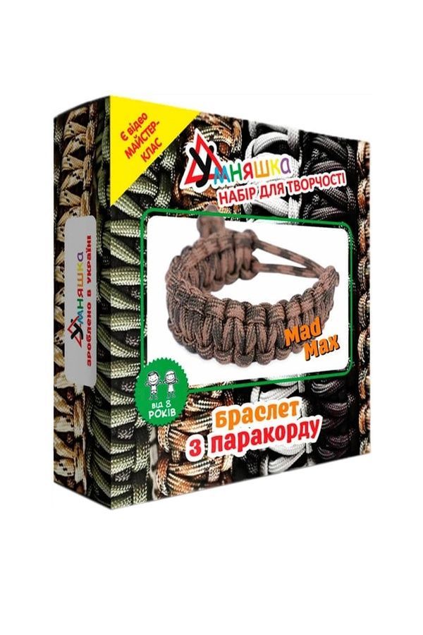 Набір для творчості "Плетення з паракорду "Браслет Mad Max" УМНЯШКА ПАР-002 ЦБ-00289519 фото