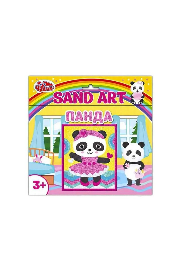 Картинка из песка "Панда" цвет разноцветный ЦБ-00214837 SKT000897253 фото