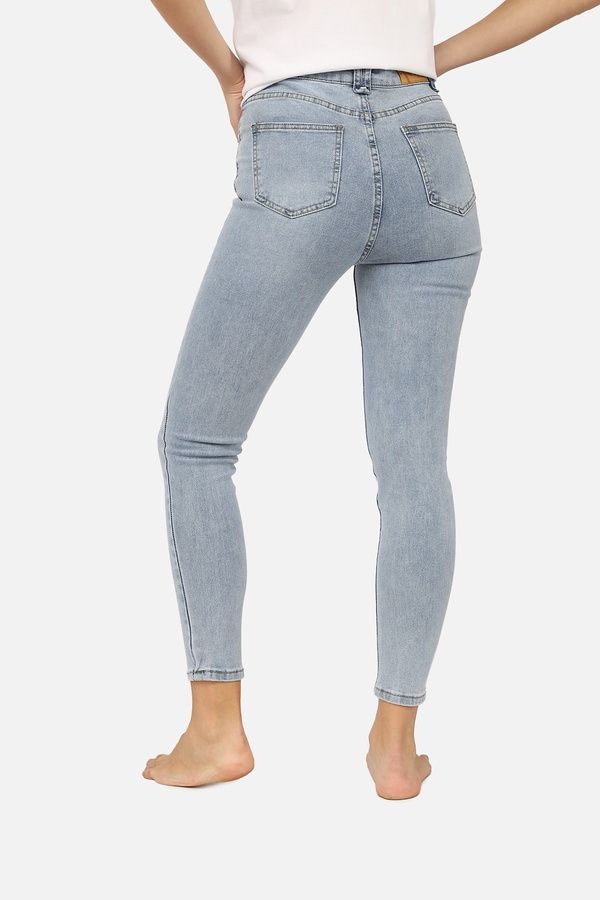 Джинси slim жіночі колір блакитний 42 ЦБ-00266054 фото