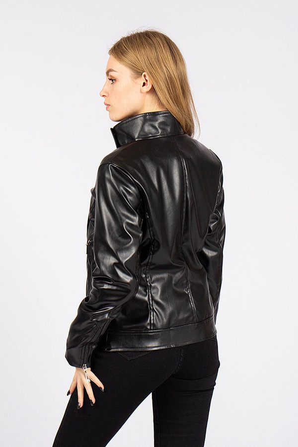 Куртка жіноча 42 колір чорний ЦБ-00175617 SKT000586928 фото