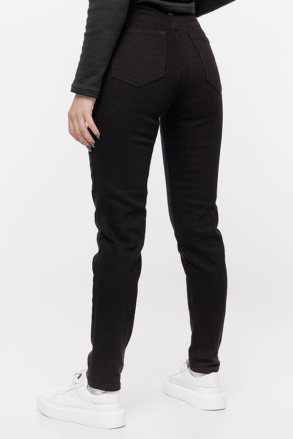 Жіночі джинси 46 колір чорний ЦБ-00208064 SKT000883962 фото