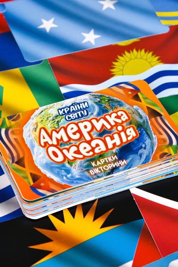 Настільна гра Strateg &laquo;Країни світу: Америка та Океанія&raquo; Strateg 31104 ЦБ-00296786 фото