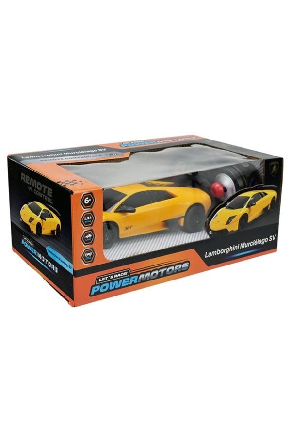 Дитяча машинка на радіокеруванні POWERMOTORS 1:24 LAMBORGHINI LP670 POWERMOTORS PM2409 ЦБ-00295889 фото