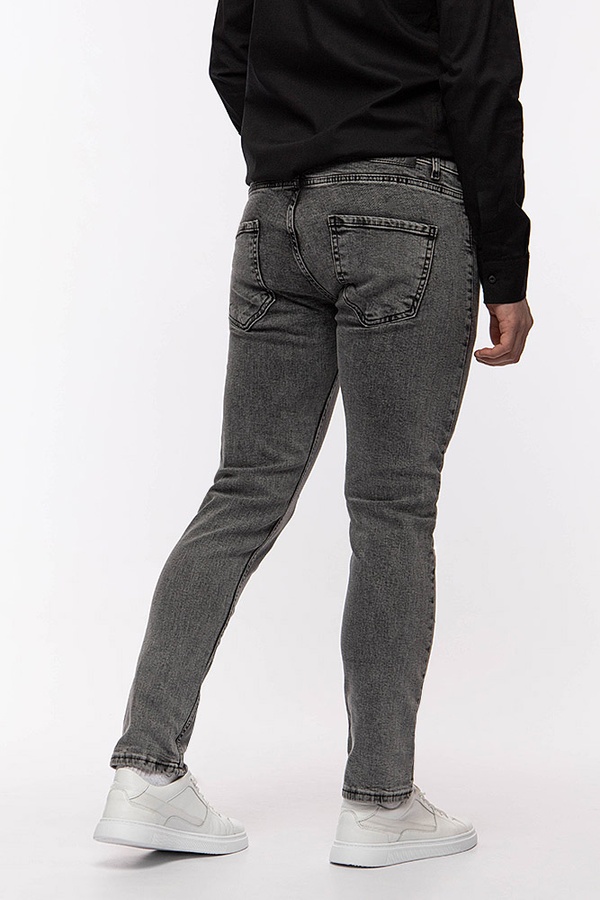Мужские джинсы слим 52 цвет темно-серый ЦБ-00213589 SKT000894080 фото