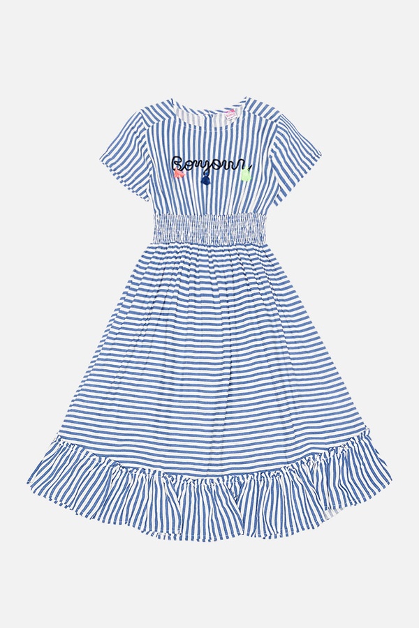 Сукня для дівчинки з кісточками 140 колір блакитний ЦБ-00187812 SKT000836313 фото