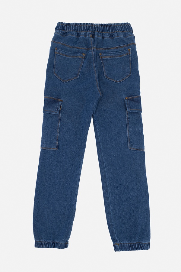 Джогери джинсові для хлопчика 128 колір синій ЦБ-00254807 SKT001005938 фото