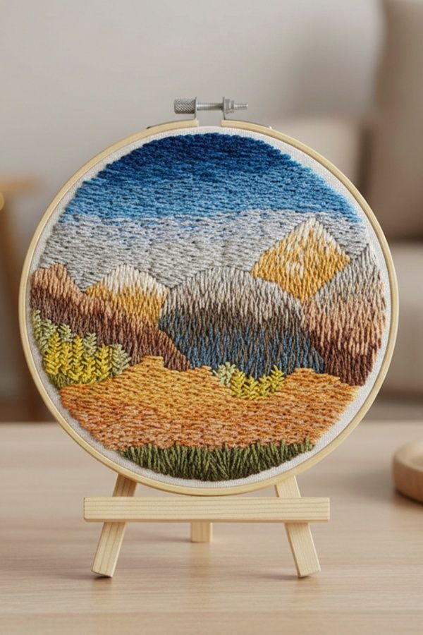 Набір для вишивки гладдю &laquo;Гірський подих&raquo; Brushme EMBR004 ЦБ-00295394 фото