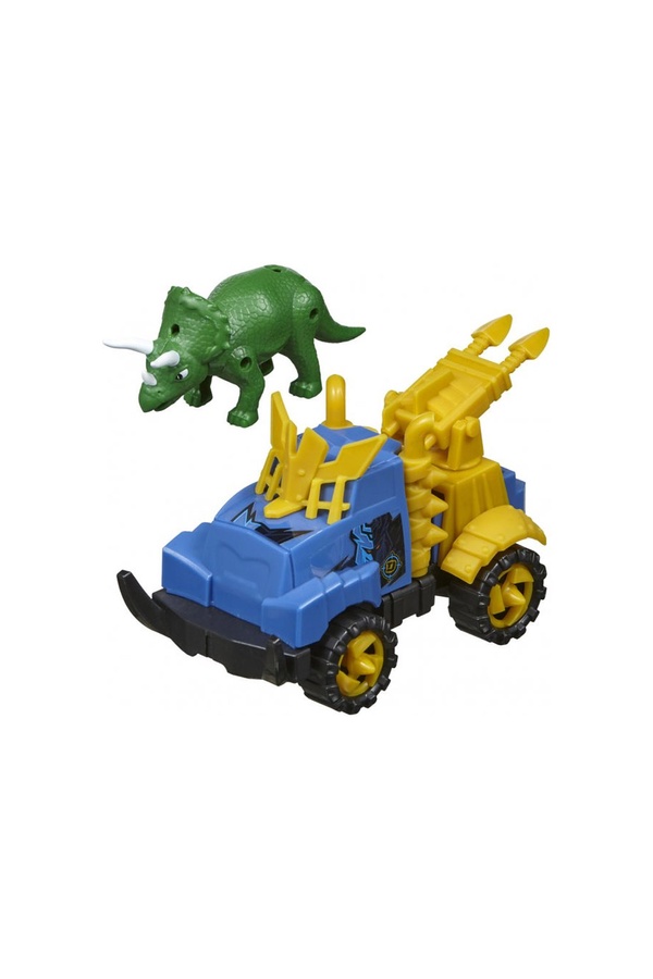 Ігровий набір – машинка та динозавр Triceratops green колір різнокольоровий ЦБ-00204542 SKT000876382 фото