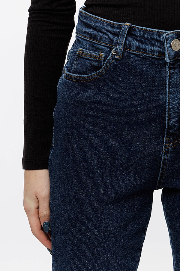Жіночі джинси 56 колір темно-синій ЦБ-00208074 SKT000884018 фото