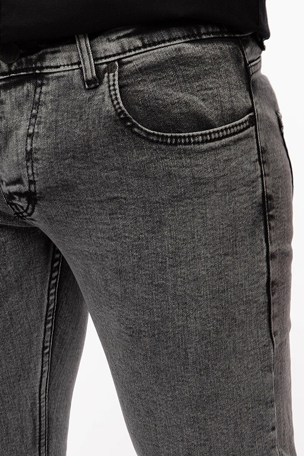 Чоловічі джинси слім 52 колір темно-сірий ЦБ-00213589 SKT000894080 фото