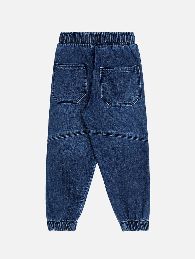 Джогеры джинсовые для мальчика 116 цвет синий ЦБ-00219823 SKT000908211 фото