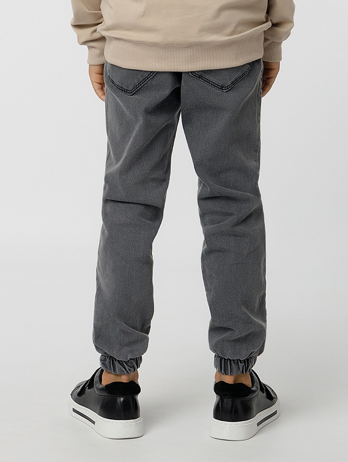 Джогеры джинсовые для мальчика 152 цвет серый ЦБ-00224300 SKT000919660 фото