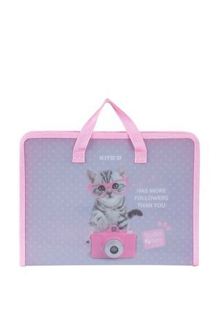 Папка-портфель на молнии Kite Studio Pets KITE SP24-202 ЦБ-00281374 фото