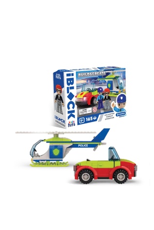 Конструктор Kids hits IBLOCK JUNIOR Helicopter Pursuit Operation колір різнокольоровий ЦБ-00265700 SKT001033919 фото