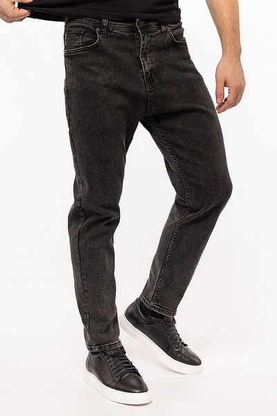 Мужские джинсы 50 цвет темно-серый ЦБ-00203072 SKT000873533 фото
