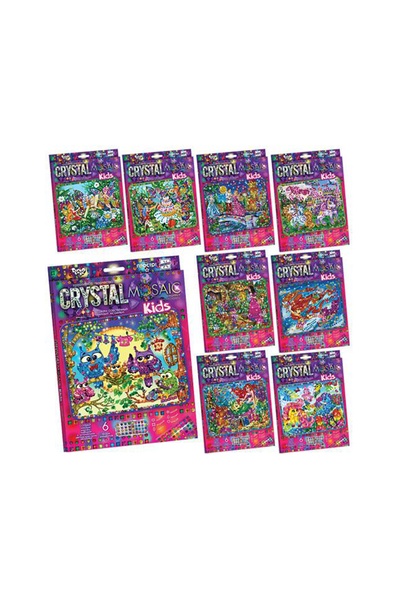 Комплект креативної творчості CRYSTAL MOSAIC KIDS колір різнокольоровий 00-00210096 SKT000242582 фото