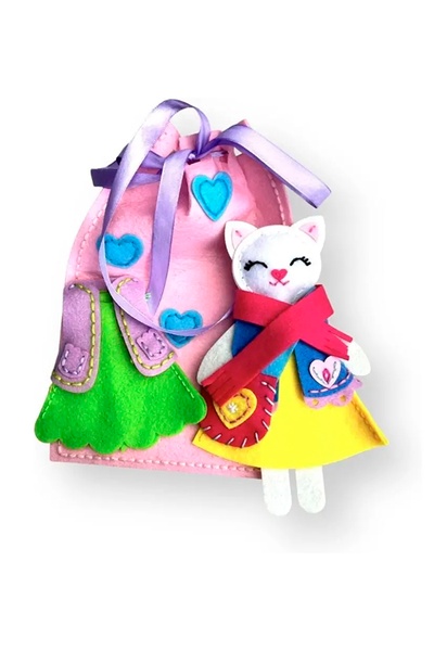 Набір для шиття іграшки "Котик" колір різнокольоровий ЦБ-00235527 SKT000946227 фото