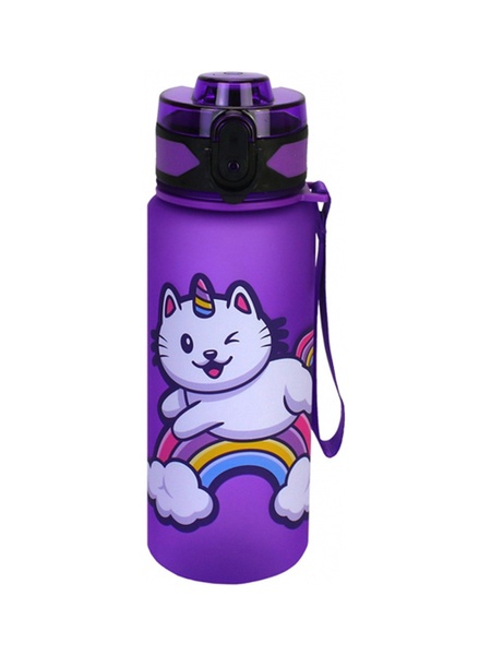 Бутылка для воды Rainbow Cat цвет фиолетовый ЦБ-00227740 SKT000927346 фото