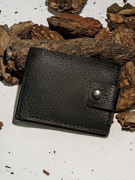 Чоловічий гаманець колір чорний ЦБ-00136298 SKT000481692 фото