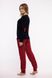 Жіноча піжама з довгим рукавом 48 колір червоний ЦБ-00210555 SKT000890076 фото 3